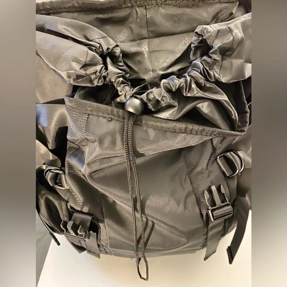 NWT! 😊 ROBERTO CAVALLI (R$325) SPORT UNISEX BLACK BACKPACK